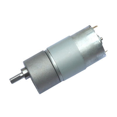 محرك عجلة التروس العجلة 37mm 12V 24V محرك DC 45 Rpm ضوضاء منخفضة عزم دوران عالي