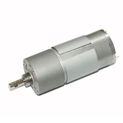 محرك عجلة التروس العجلة 37mm 12V 24V محرك DC 45 Rpm ضوضاء منخفضة عزم دوران عالي