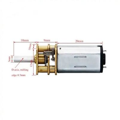 12MM علبة التروس المعدن العدادات المحرك DC 45 دورة في الدقيقة 1.5 فولت 24 فولت 0.7 واط لفتح الباب