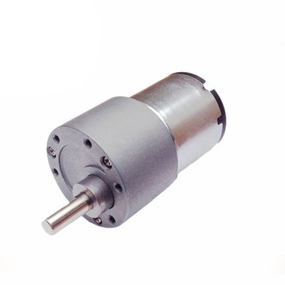 50 RPM فرشاة محرك التروس DC 37mm الكربون فرشاة محرك علبة التروس DC 3V - 24V للروبوت