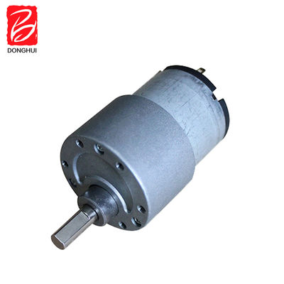 50 RPM فرشاة محرك التروس DC 37mm الكربون فرشاة محرك علبة التروس DC 3V - 24V للروبوت