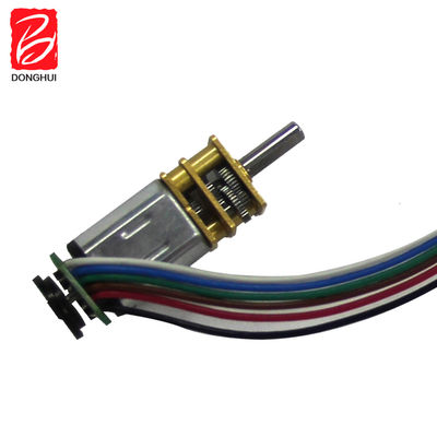 ميكرو بروش DC محرك التروس 12mm قطر GM12 - N20 12 Rpm محرك التروس مع مكيف