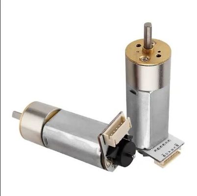 16mm فرشاة DC محرك العجلات 24V برج العجلات المركز المخرج العجلات DC المحرك الهيدروليك