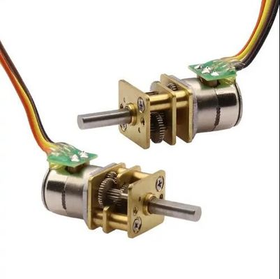 3V 5V 6V DC Micro Precision Stepper Motor Brush 10MM ضجيج منخفض محرك Stepper صغير