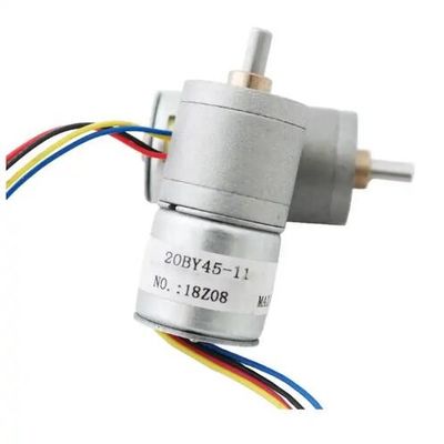 5 فولت DC Micro Geared Stepper Motor 20mm 2 مرحلة 4 سلكي Stepper Motor مع علبة التروس