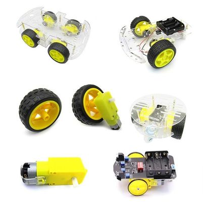 محرك التروس الميكرو بلاستيكي ذكي F130 3V 6V Electric TT DC Gearbox Motor