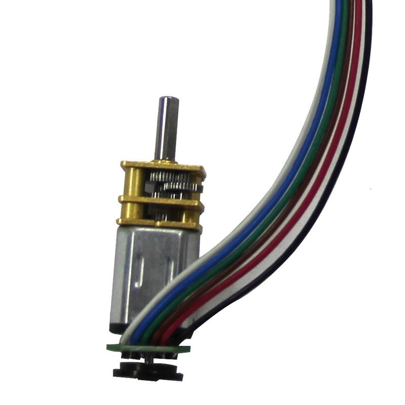 ميكرو بروش DC محرك التروس 12mm قطر GM12 - N20 12 Rpm محرك التروس مع مكيف